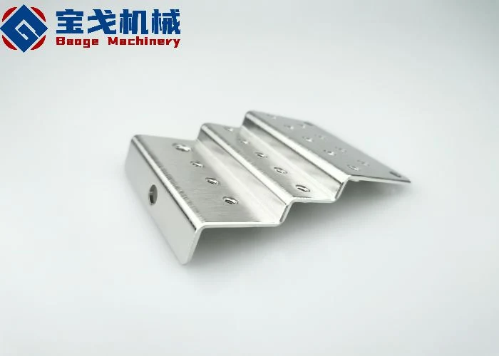 Multi-Bend Perforated Nickel-Plated Custom Copper Bus Bar for Power Product